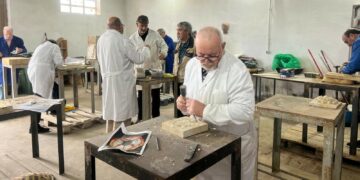 El arte de esculpir y tallar la piedra, esencia e identidad de Villamayor