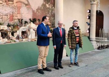 La presentación del Belén navideño marca el inicio de la Navidad en la Diputación de Salamanca