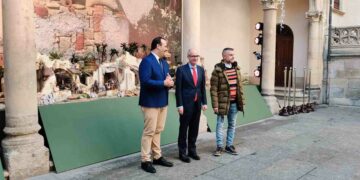 La presentación del Belén navideño marca el inicio de la Navidad en la Diputación de Salamanca