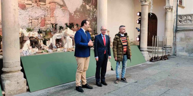 La presentación del Belén navideño marca el inicio de la Navidad en la Diputación de Salamanca