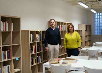 Nueva imagen para la Biblioteca Municipal de Aldeatejada que abrirá la próxima semana