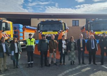 29 máquinas quitanieves y 3.605 toneladas de sal, preparadas para afrontar el invierno en las carreteras de Salamanca