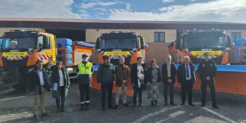 29 máquinas quitanieves y 3.605 toneladas de sal, preparadas para afrontar el invierno en las carreteras de Salamanca