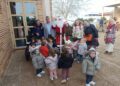 Los escolares de Cabrerizos, los primeros en recibir la visita de ‘Santi Claus’