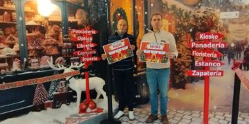 Vuelve el concurso de decoración navideña de escaparates para impulsar la actividad comercial en Santa Marta durante estas fiestas