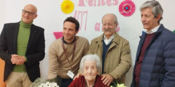 Santa Marta homenajea a María Agustina Vicente Sevillano por su 107 cumpleaños