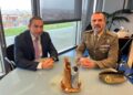 La Junta de Castilla y León recibe al teniente coronel Óscar Javier Nogués