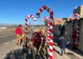 Los niños de Cabrerizos, fieles a la casa de Santi Claus cada Navidad