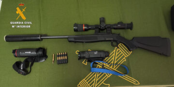 La Guardia Civil localiza a tres cazadores furtivos en la zona de El Sahugo