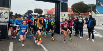 Manuel Vicente Tejedor y Andrea Jaén Martín ganan una San Silvestre de récord en Villares