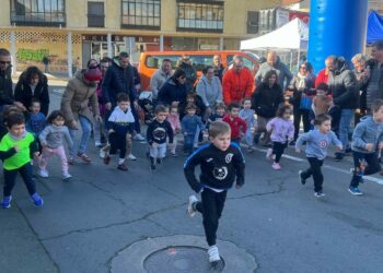 Los pequeños atletas de Cabrerizos corren por San Vicente