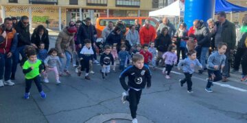 Los pequeños atletas de Cabrerizos corren por San Vicente