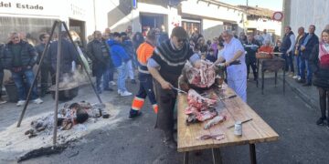 La matanza tradicional y las degustaciones centran las Fiestas de San Blas en Castellanos