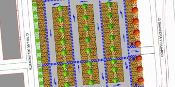Aprobada la urbanización del aparcamiento en el barrio El Zurguén que ofrecerá 214 plazas