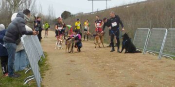 Un centenar de corredores participarán el domingo en el XII Canicross de Santa Marta