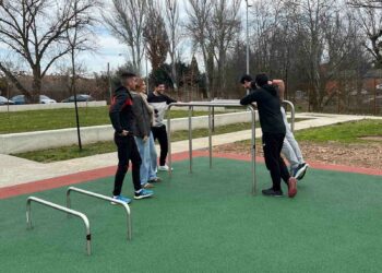 Nuevo espacio para la práctica de calistenia en la Ciudad Deportiva Lazarillo