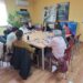 Niños y adultos participan en el inicio de las actividades del XXII aniversario de la Biblioteca