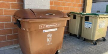 Villamayor concluye la primera fase de implantación del contenedor marrón de recogida de residuos orgánicos