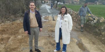 Concluye la pavimentación del Camino del Pinar de Aldeatejada, una vía muy transitada por los vecinos