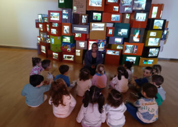Los niños de Escuela Infantil visitan el DA2 para participar en el ‘Proyecto Miradas’