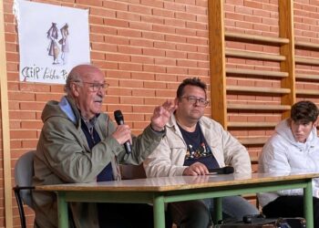 Lección magistral de Vicente del Bosque a los alumnos de ESO del colegio Pablo Picasso
