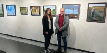 Arturo Miñana muestra en Villares los paisajes de Salamanca y Portugal a través de sus pinturas