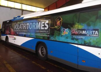 Santa Marta incorpora un vehículo más para reforzar las horas punta de la línea 20 de transporte metropolitano