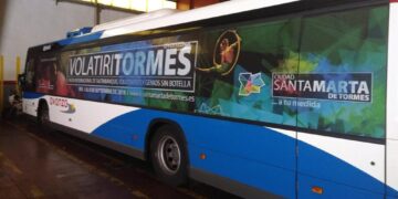 Santa Marta incorpora un vehículo más para reforzar las horas punta de la línea 20 de transporte metropolitano