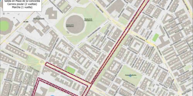 Cortes de tráfico con motivo de la carrera del Día de Castilla y León