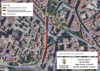 Las calles San Pablo, Arapiles y avenida de Los Maristas permanecerán cerradas al tráfico por obras