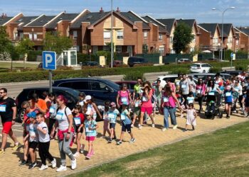 La solidaridad de los vecinos de Villamayor vuelve con la Marcha del Agua de Unicef el 3 de mayo