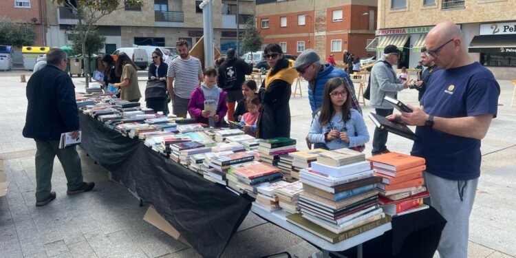 Villares saca a la calle más de 850 libros en el mercadillo solidario a favor de Pyfano