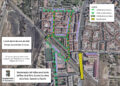 La avenida Saavedra y Fajardo permanecerá ocho meses cortada al tráfico por las obras que llevará a cabo Adif