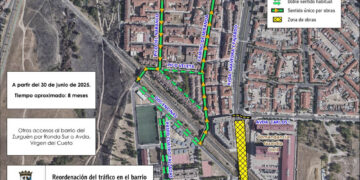 La avenida Saavedra y Fajardo permanecerá ocho meses cortada al tráfico por las obras que llevará a cabo Adif