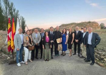 Emotivo pregón de David de la Mano con los recuerdos de su infancia vinculados a la piedra de Villamayor