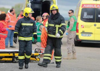 Matacán activa las fases de Alerta y Emergencia para realizar el simulacro de un accidente aéreo