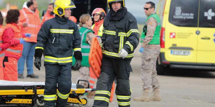 Matacán activa las fases de Alerta y Emergencia para realizar el simulacro de un accidente aéreo