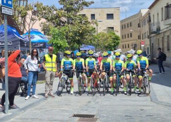 80 ciclistas compiten en el I Trofeo Dori Ruano Féminas de Villamayor