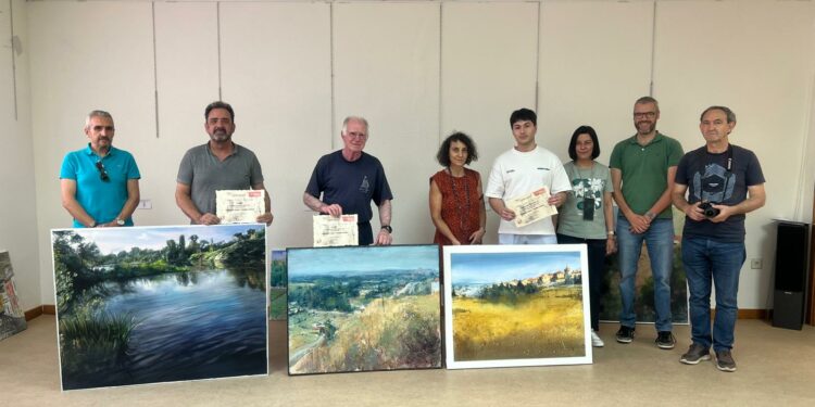 El abulense Juan Antonio Piedrahita gana el I Certamen de Pintura al Aire Libre de las Fiestas del Señor de Cabrerizos