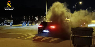 La Guardia Civil investiga a 18 personas por participar en carreras ilegales en los polígonos industriales del alfoz de Salamanca