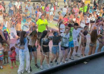 El calor y la ganas de diversión de los más pequeños marcan el inicio de las Fiestas del Corpus de Aldeatejada