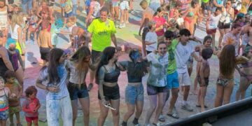 El calor y la ganas de diversión de los más pequeños marcan el inicio de las Fiestas del Corpus de Aldeatejada