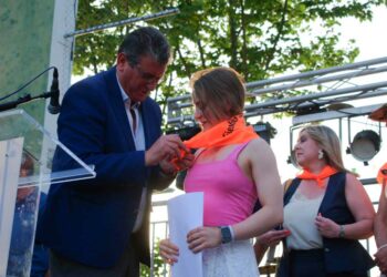 El pregón de la halterófila Marta García Rincón llena de emoción el inicio de las fiestas patronales de Cabrerizos: “Las capacidades se entrenan y las habilidades se alcanzan”