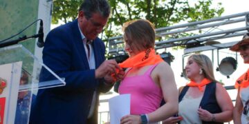 El pregón de la halterófila Marta García Rincón llena de emoción el inicio de las fiestas patronales de Cabrerizos: “Las capacidades se entrenan y las habilidades se alcanzan”