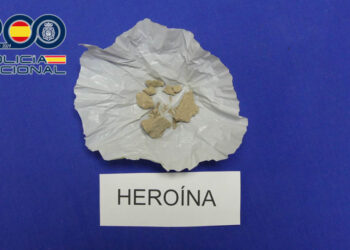 Detenido un hombre de 57 años con 5,8 gramos de heroína