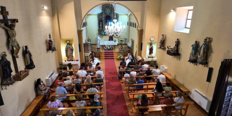 Misa y procesión para comenzar el día grande del Corpus de Aldeatejada