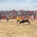 Villamayor llena la plaza de toros en una tarde de capea con buen ambiente y cortes ceñidos en el albero