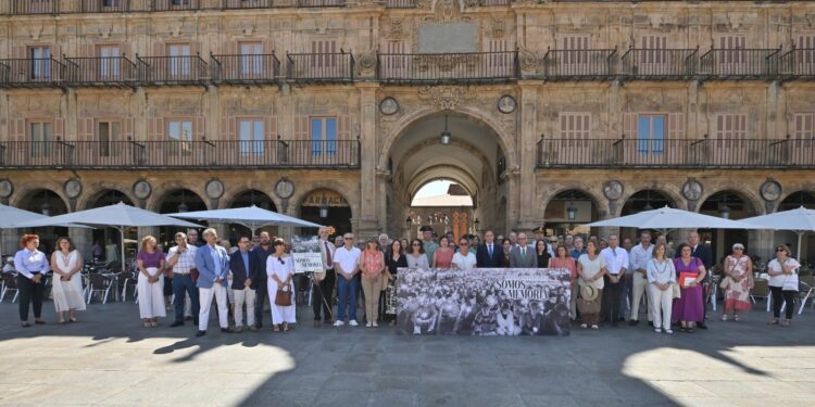Salamanca rinde homenaje a Miguel Ángel Blanco y recuerda a las víctimas del terrorismo