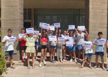 Una veintena de niños amplían sus competencias en el Campamento Digital de Carbajosa