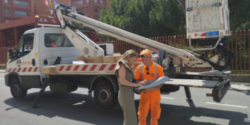 Santa Marta renueva el alumbrado público en la zona de San Blas